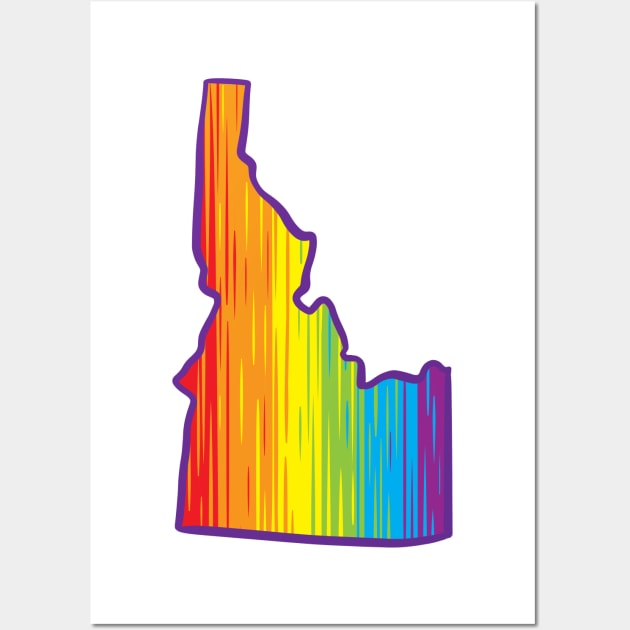 Idaho Pride Wall Art by Manfish Inc.